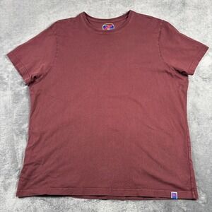 Best Made Co Shirt 2XL Burgundy Red 100% Cotton XXL Short Sleeve Tee Casual